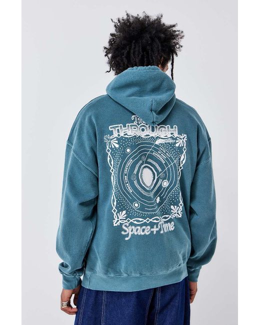 Urban Outfitters Uo - hoodie "travel through space" in in Blue für Herren