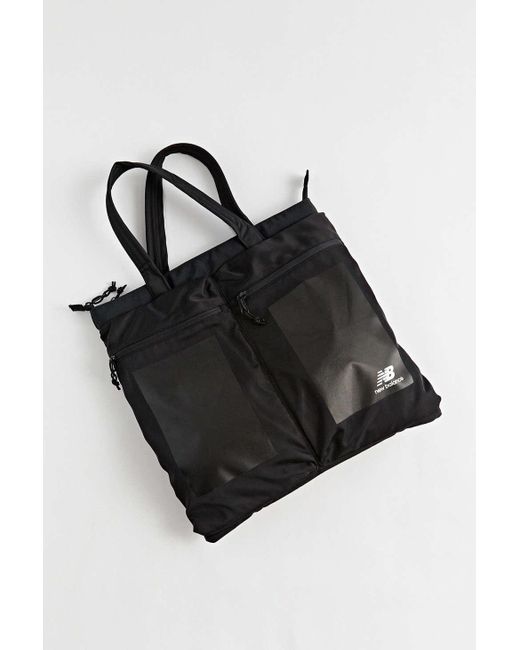 New Balance Black Dual Pocket Tote Bag