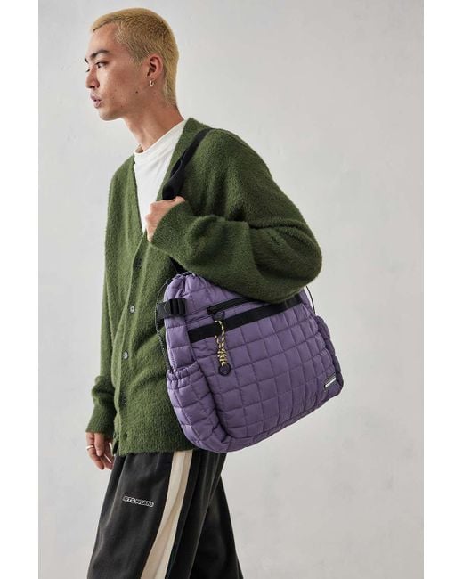 iets frans Green Purple Puffer Tote Bag