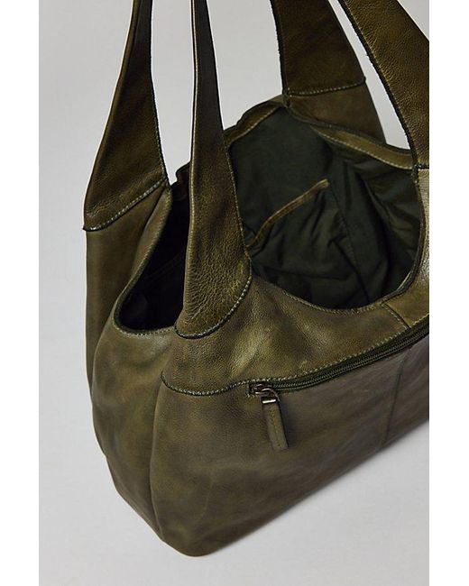 Silence + Noise Black Charlie Leather Tote Bag