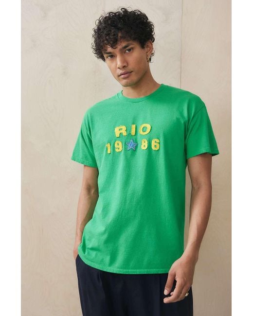 Urban Outfitters Uo Green Rio T-shirt for men