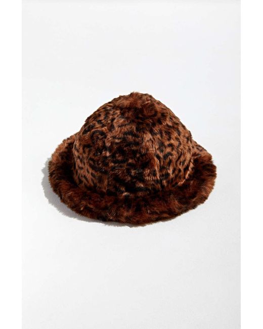 kangol pom fur bucket hat