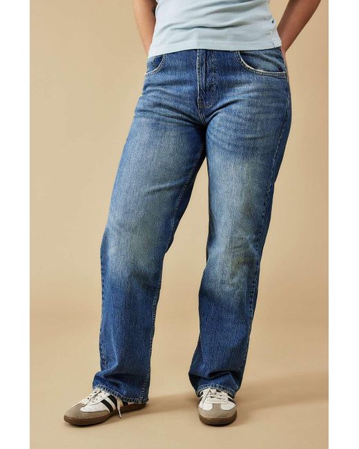 BDG Blue Gerade jeans "ari" mit vintage-waschung