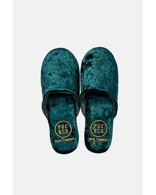 Puebco Blue Velvet Slipper