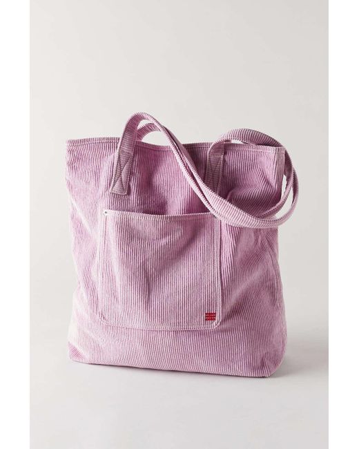 BDG Purple Corduroy Soft Tote Bag