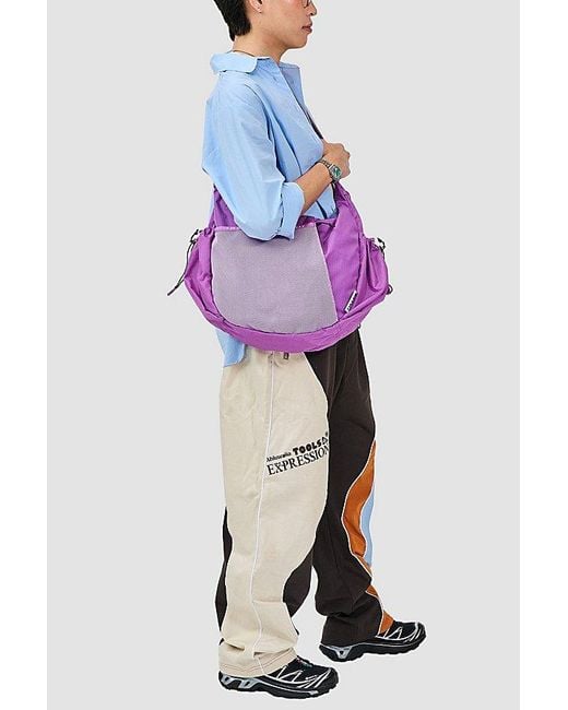 BABOON TO THE MOON Purple Crescent Crossbody Big