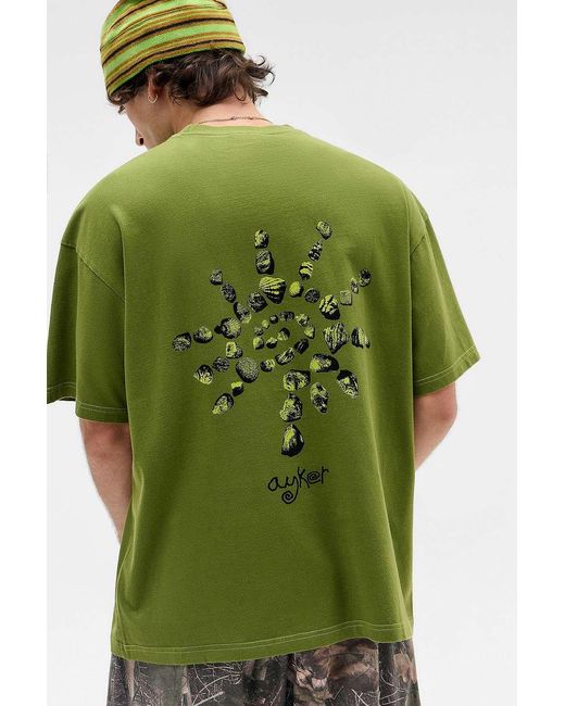 Ayker Green Stone Short Sleeve T-shirt for men