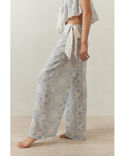 Out From Under Blue Pretty Pj Pant