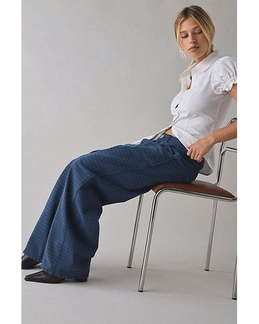 BDG Gray Canvas Mid-Rise Baggy Pant