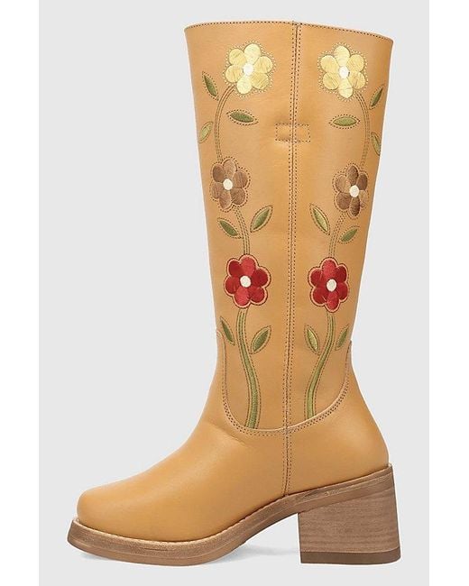 Dingo Multicolor Bloom Embroidered Leather Boot