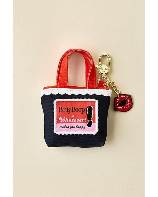 Whatever Makes You Happy Black Whatever! Makes You Happy Betty Boop Mini Tote Bag Blind Box Keychain