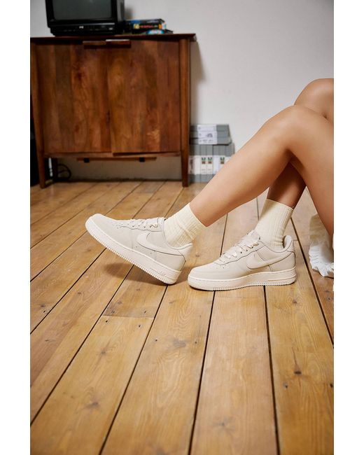 Nike Brown Retro Beige Air Force 1 Trainers
