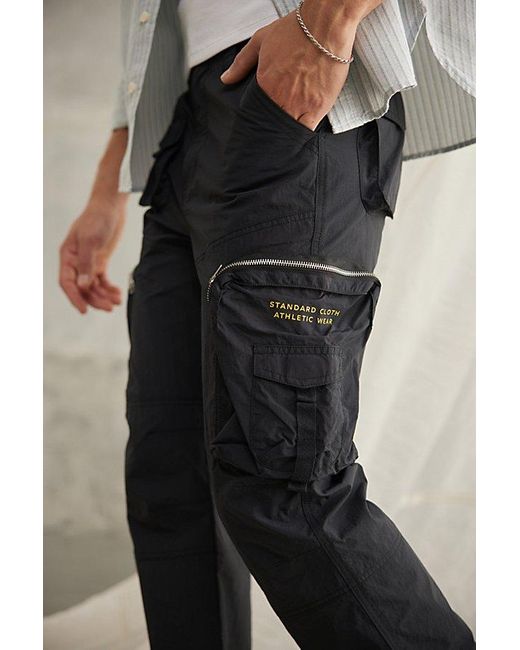 Standard Cloth Black Mac Cargo Pant for men
