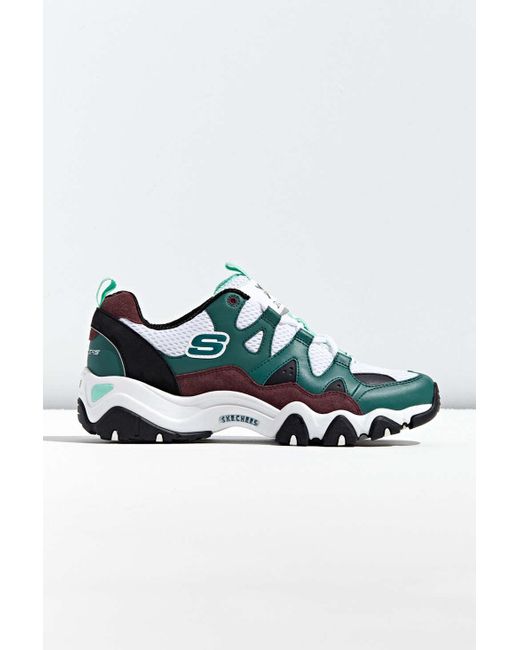 Skechers D'lites One Piece Green Trainers | Lyst Canada