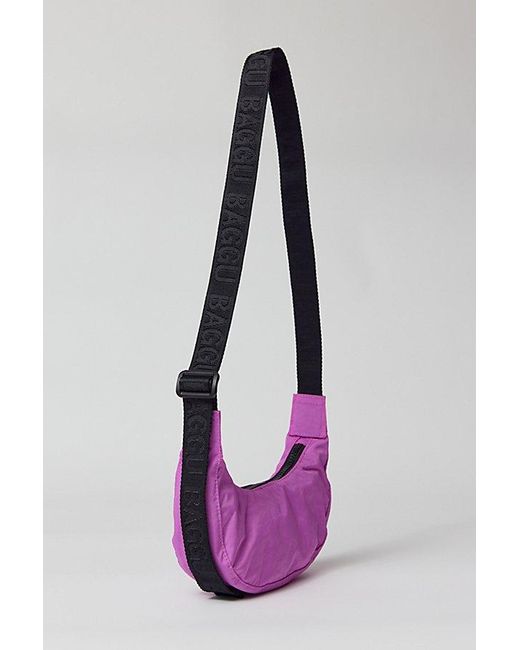 Baggu Purple Uo Exclusive Mini Crescent Bag