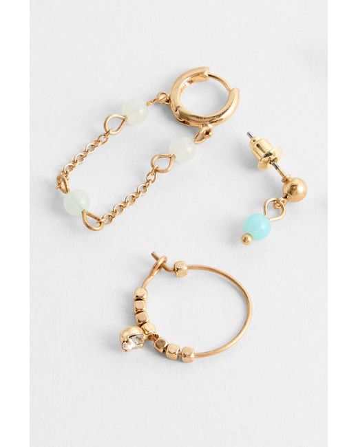 Silence + Noise White Silence + Noise Sun Charm Earrings 3-pack