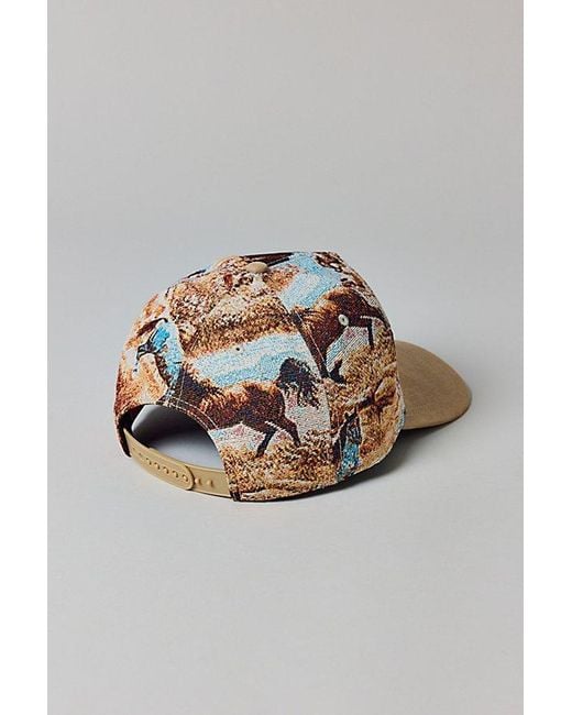 American Needle Natural La Jacquard Snapback Hat for men
