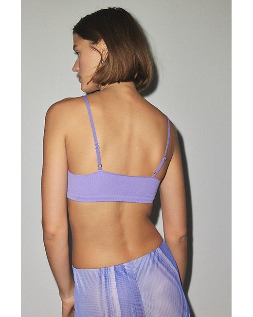 Out From Under Blue Aurelia Seamless Bralette
