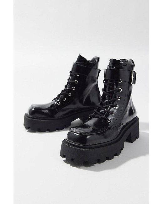 Cooperative Black Tania Buckled Boot