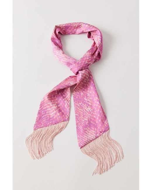 pink fringe scarf – a lonestar state of southern