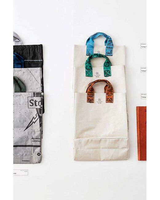 Puebco Multicolor Vintage Recycled Sling Belt Tote Bag