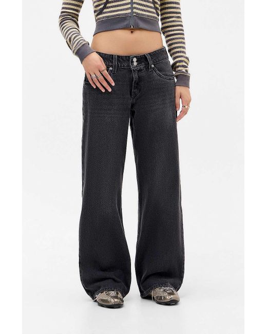 Levi's Black Superlow Mic Drop Jeans