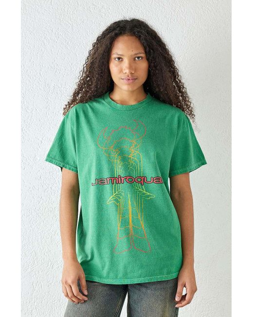 Urban Outfitters Green Uo Jamiroquai T-shirt