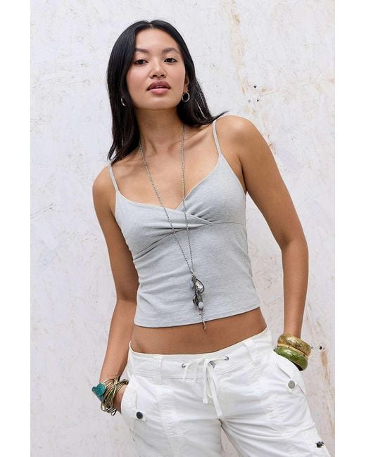 Out From Under Gray Bec Surplice Cami