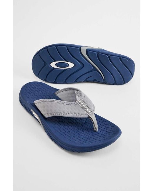 Oakley Blue Operative Flip Flops for men