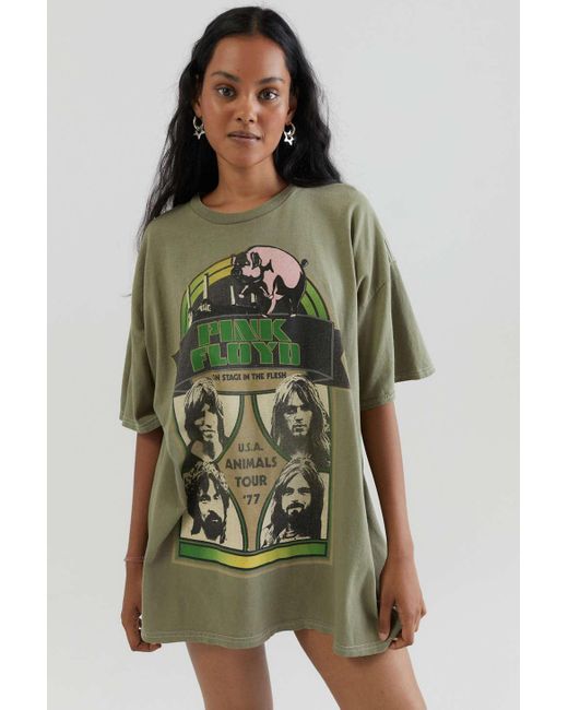 Urban Outfitters Pink Floyd 1977 Usa Animals Tour T-shirt Dress in ...