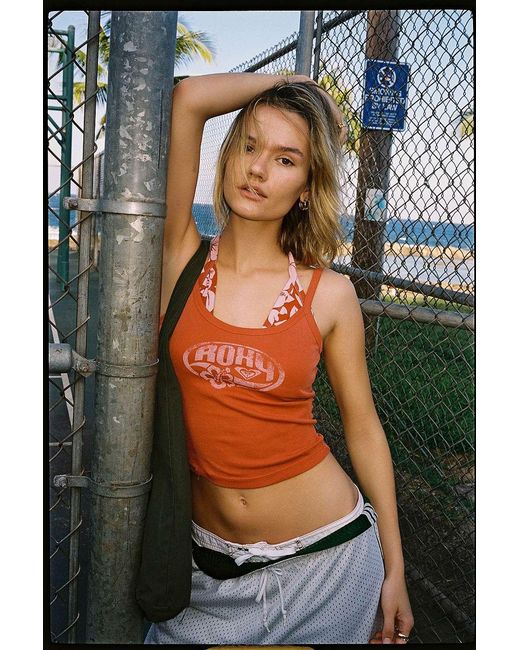Roxy Multicolor Uo Exclusive Double Layer Cami S At Urban Outfitters