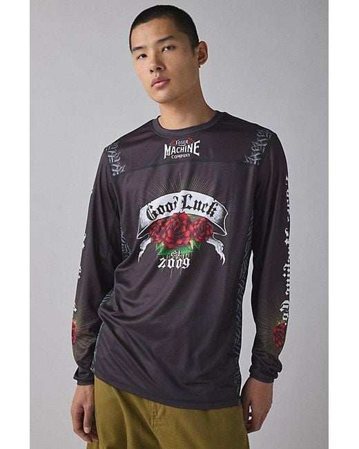 Loser Machine Gray Copeland Long Sleeve Jersey Tee for men