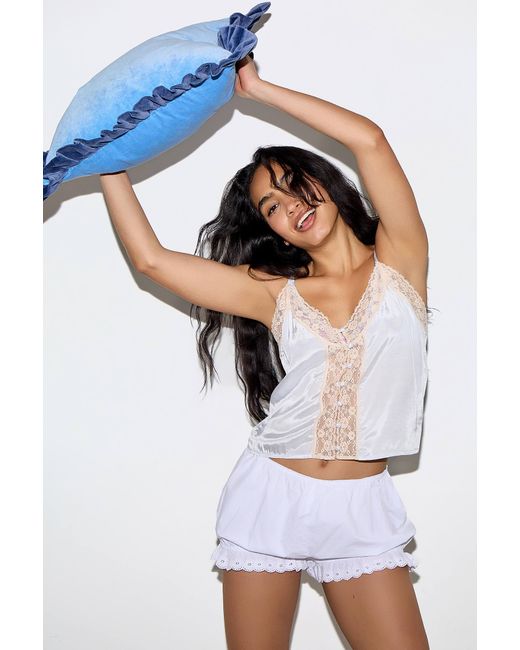 Out From Under White Hit Snooze Cami