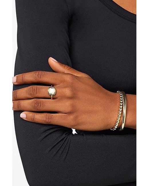 Ana Luisa Brown Clara Mother Of Pearl Statement Ring