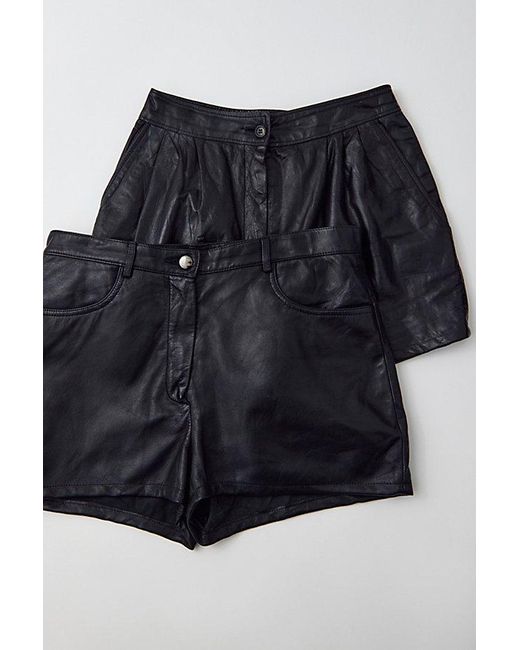 Urban Renewal Black Remade Leather Short