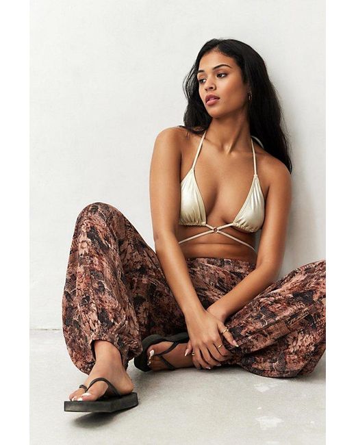 Out From Under Brown Tristan Photo Print Beach Pant