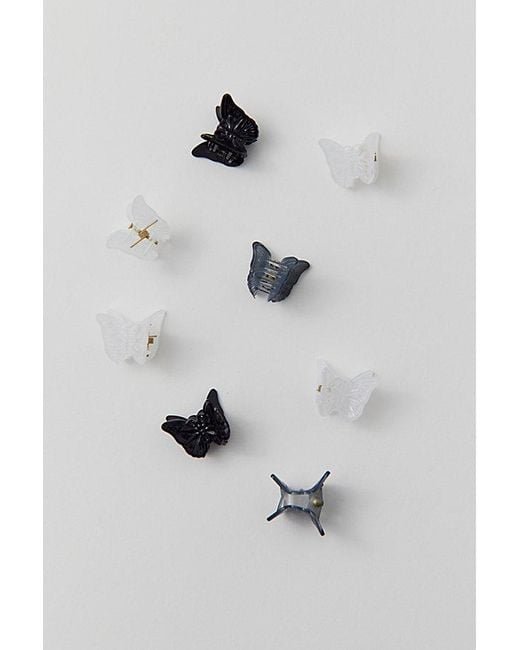 Urban Outfitters Multicolor Butterfly Mini Claw Clip Set