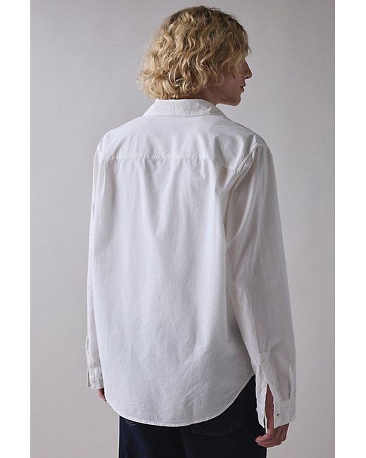 Urban Outfitters Gray Uo The Baggy Dress Shirt for men