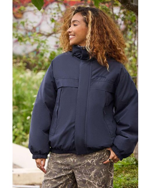 BDG Blue Nora Reversible Puffer Jacket