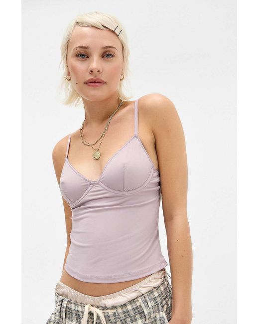 Out From Under Purple Clean Underwire Mindy Cami