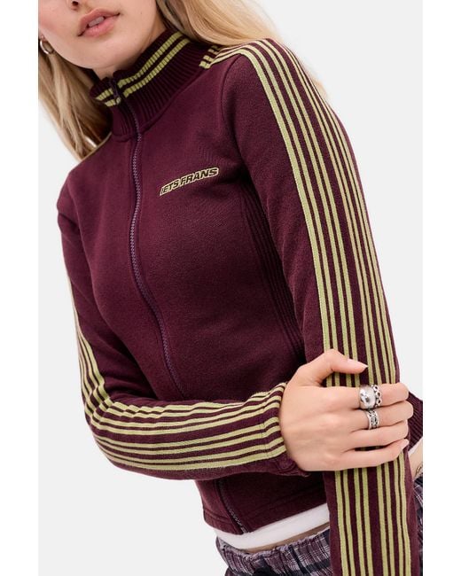 iets frans Purple Trip Track Top