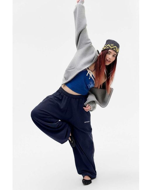 iets frans Pink Navy Harri Baggy Joggers