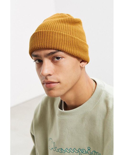 Cotton Uo Waffle Beanie for Men 