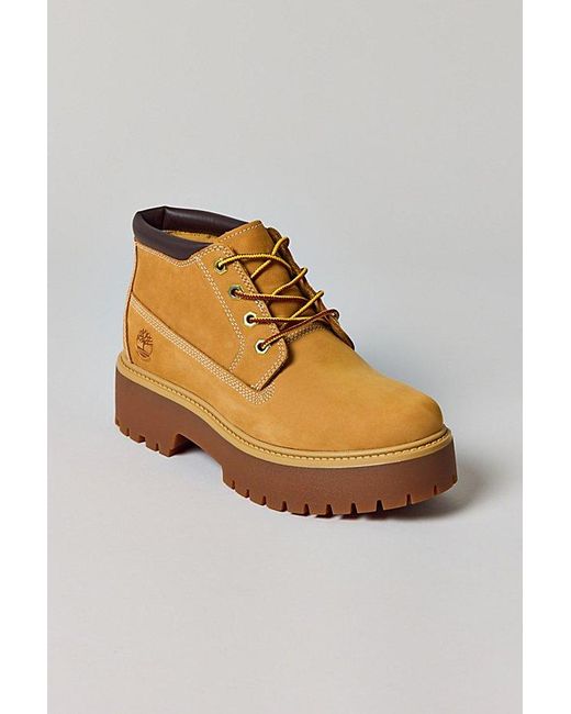 Timberland Natural Stone Street Waterproof Platform Boot