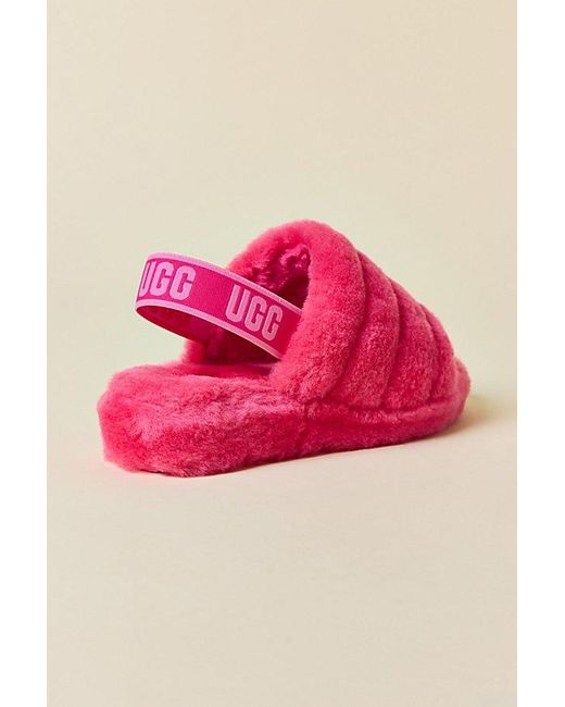 Ugg Pink Fluff Yeah Slide Slippers
