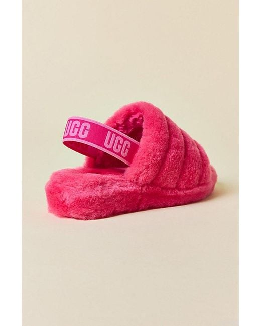 Ugg Pink Fluff Yeah Slide Slippers