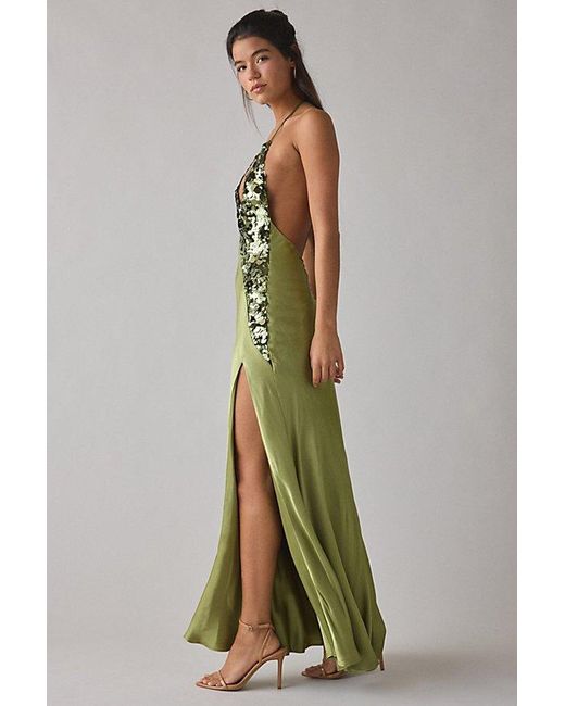 criss cross front halter dress AMUR Paula Criss Cross Halter Gown – Drest by Scott Malouf
