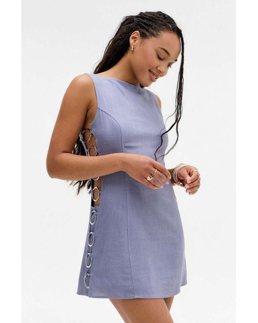 Vrg Grl Discoteca Mini Dress in Blue | Lyst UK Vrg Grl Discoteca Mini Dress in Blue | Lyst UK