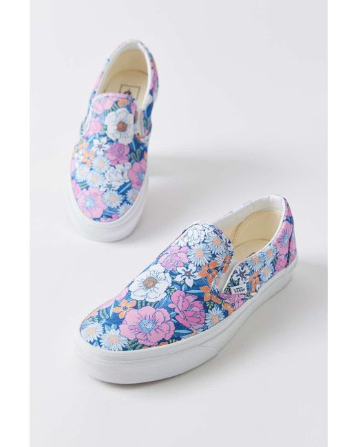 Vans Rubber Retro Floral Slip-on Sneaker | Lyst