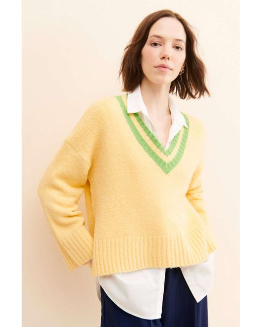 Lisa Says Gah Yellow Helena Sweater